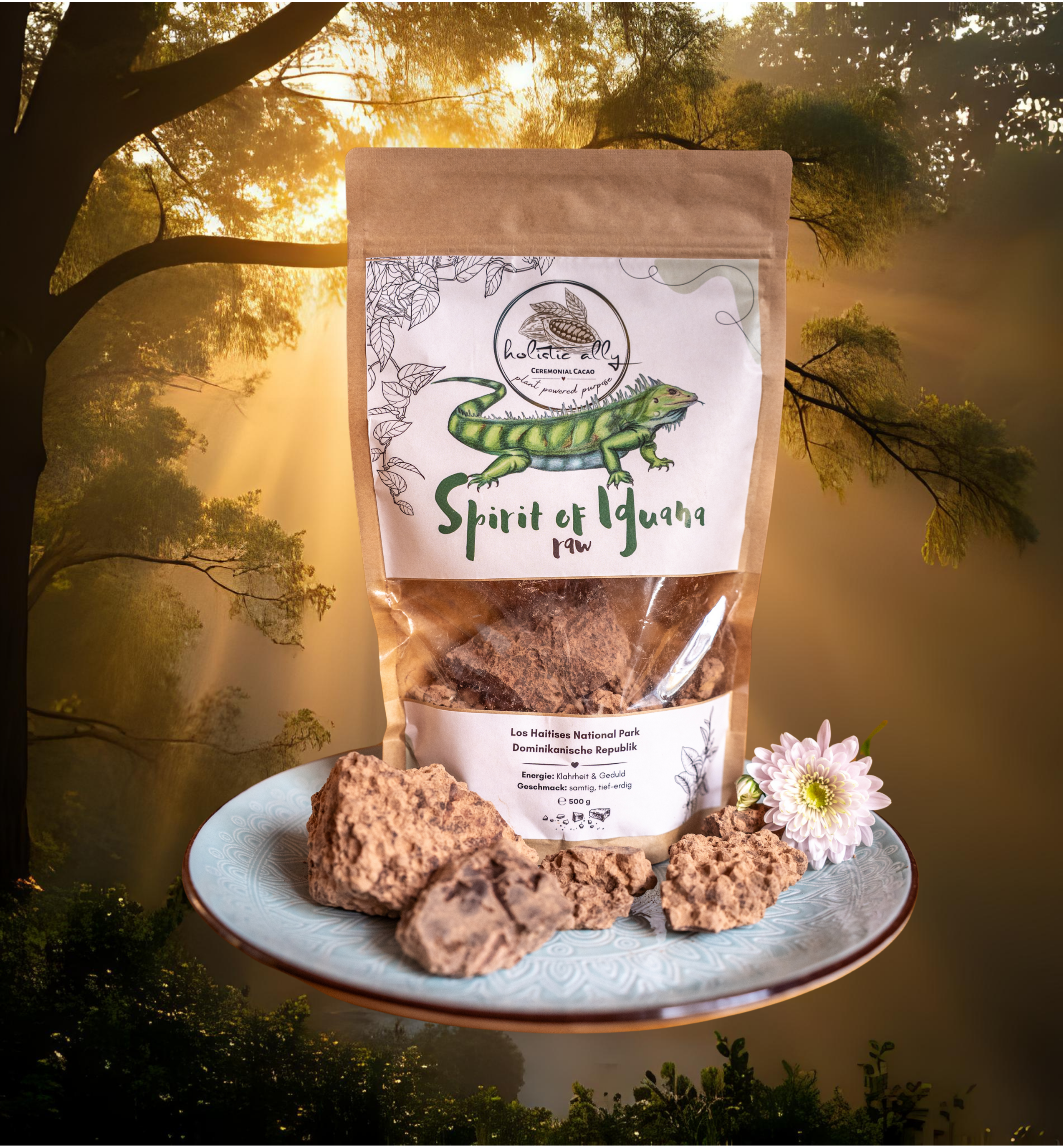 Spirit of Iguana (raw) Zeremonieller Bio Kakao aus der Dominikanischen Republik