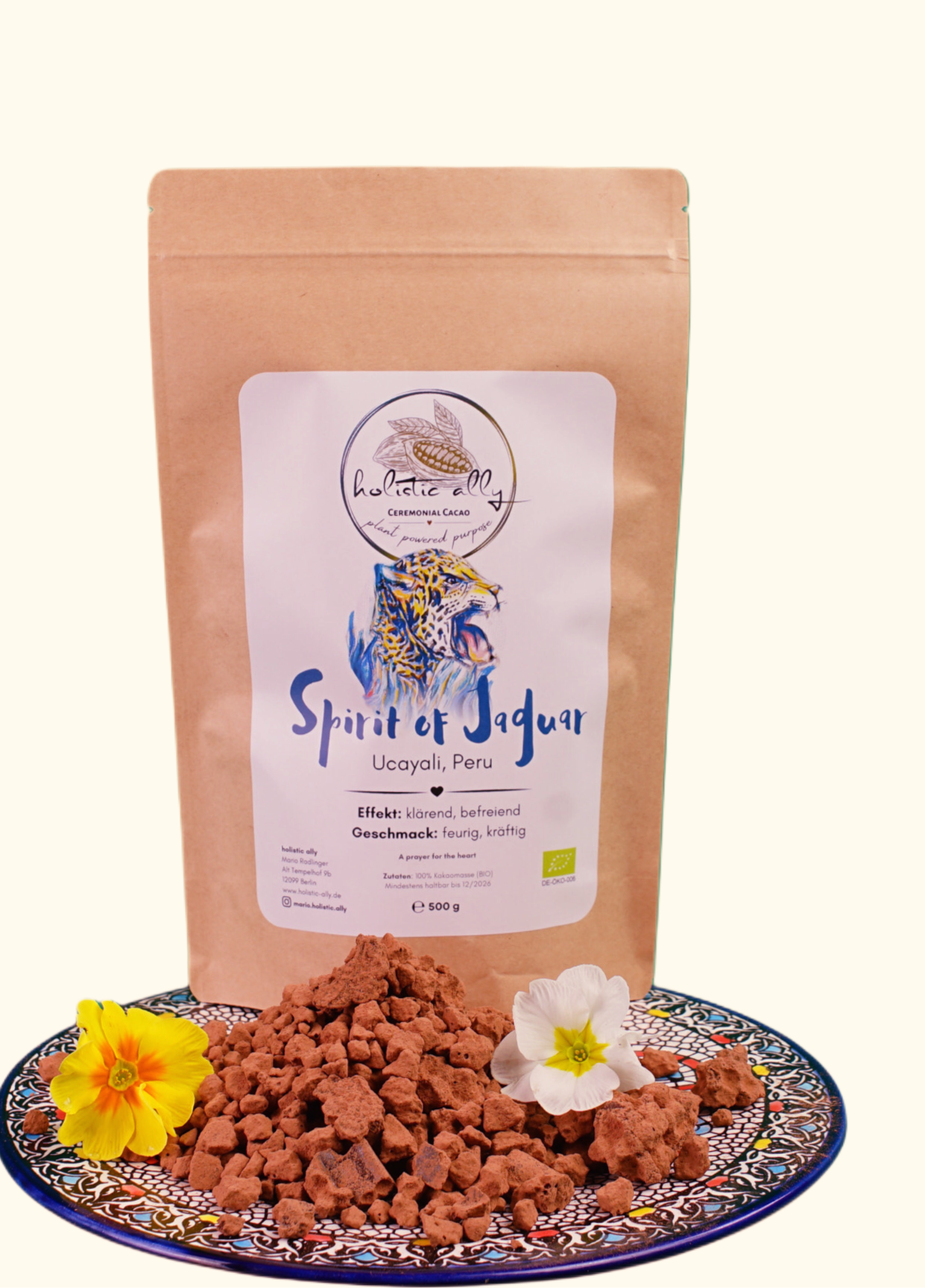 Spirit of Jaguar - Zeremonieller BIO Kakao aus Ucayali, Peru