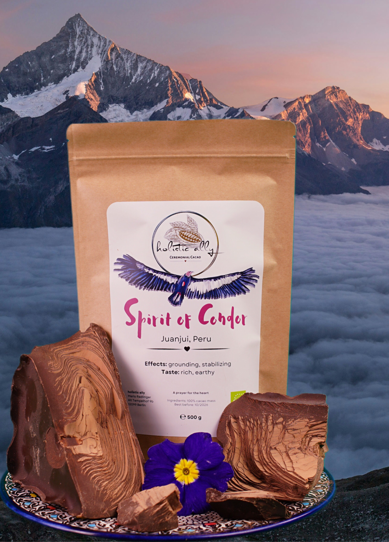 Spirit of Condor - Zeremonieller BIO Kakao aus Juanjuí, Peru